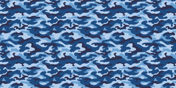 Blue camouflage - Wallpaper