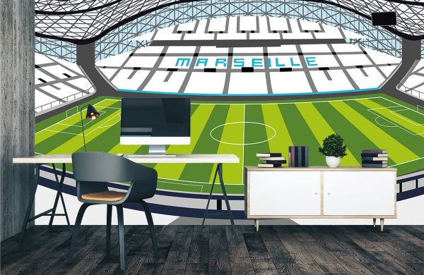 Stade Velodrome Wall Art Olympique Marseille Stadium Canvas Prints Foo –  UnixCanvas