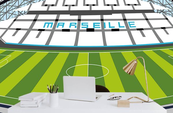 Wallpaper Stadium, Olympique Marseille, OLYMPIQUE DE MARSEILLE for