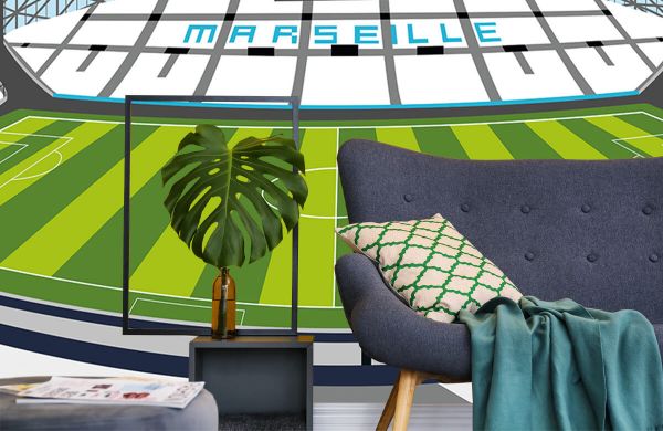 Stade Velodrome Wall Art Olympique Marseille Stadium Canvas Prints Foo –  UnixCanvas