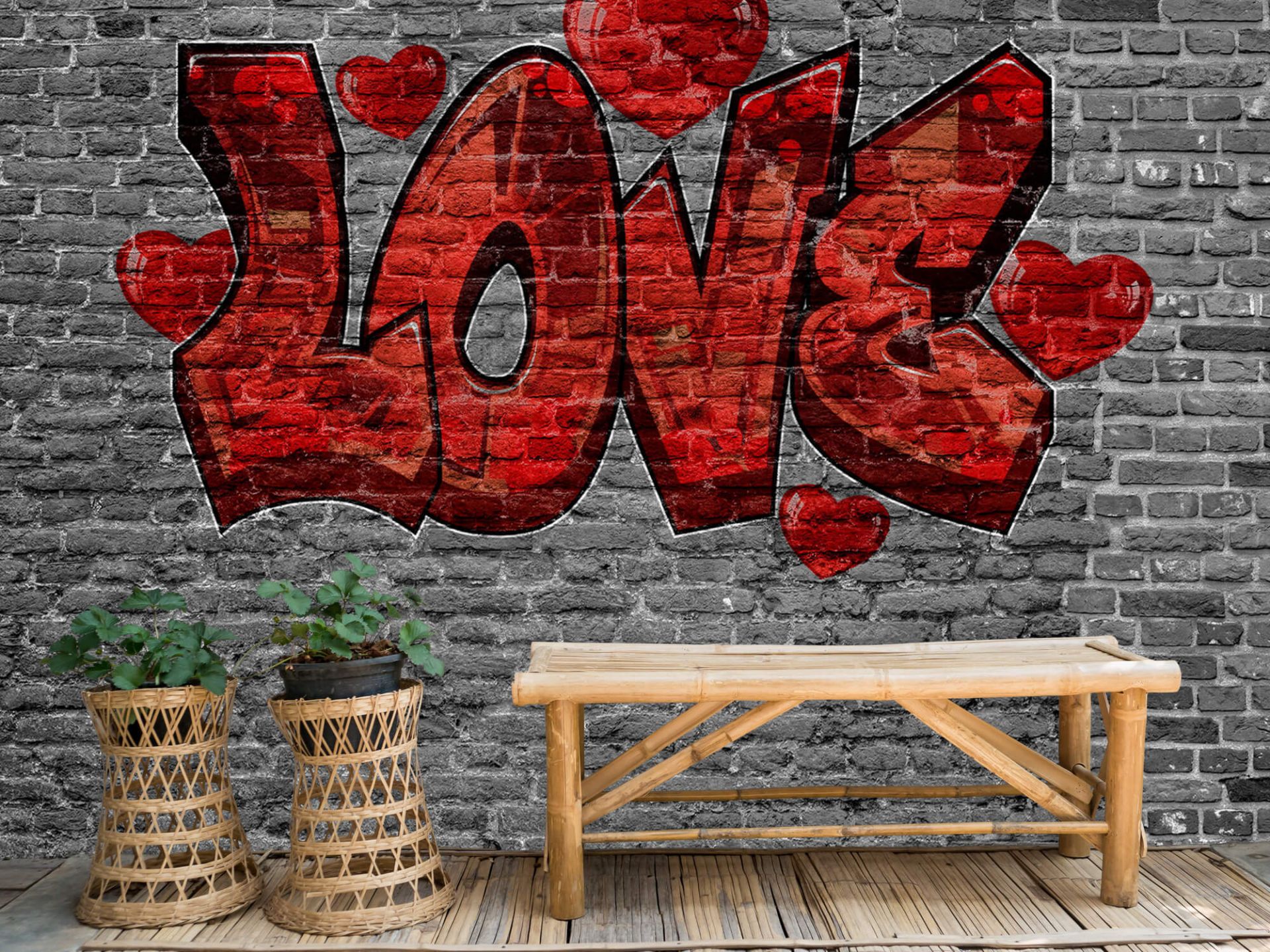 Graffiti Love - Photo Wallpaper