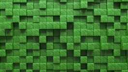 3D Minecraft grass - Wallpaper